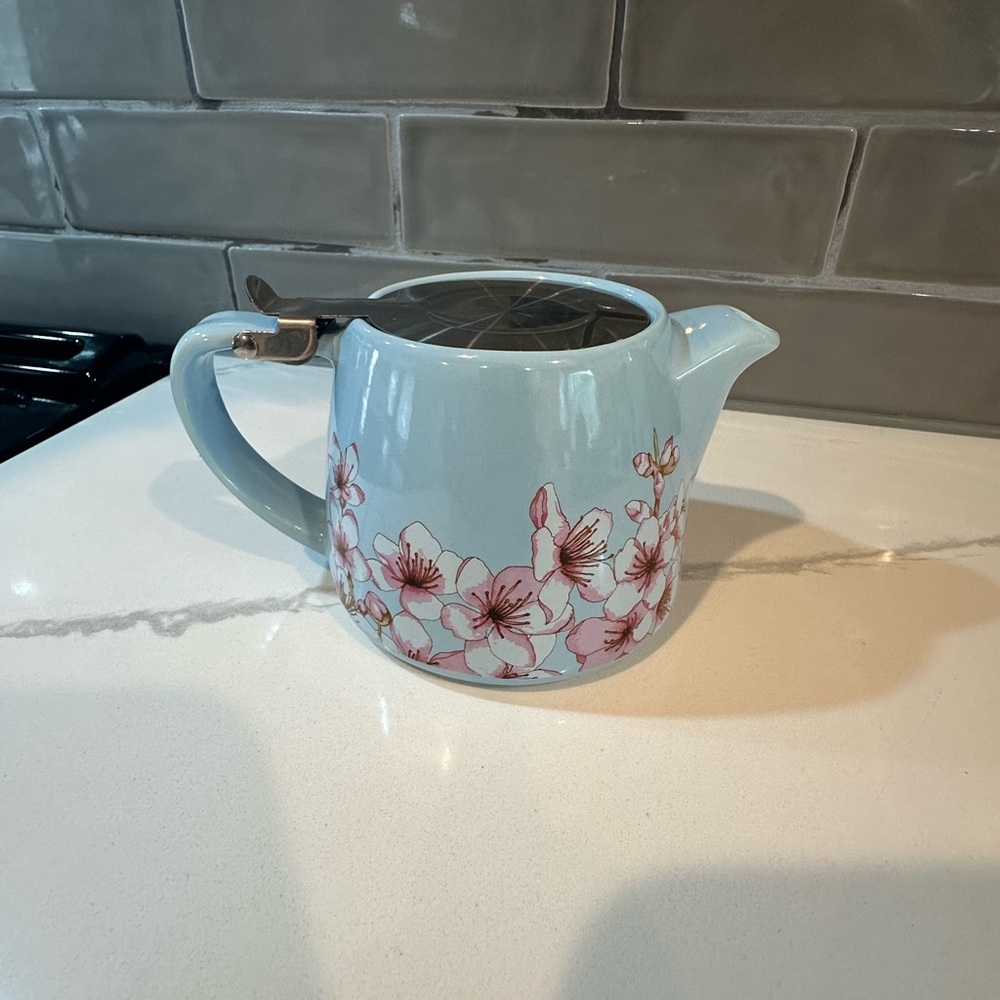ALFRED Ceramic & Stainless Steel Teapot 20oz dripless spout heat resistant - Picture 10 of 16